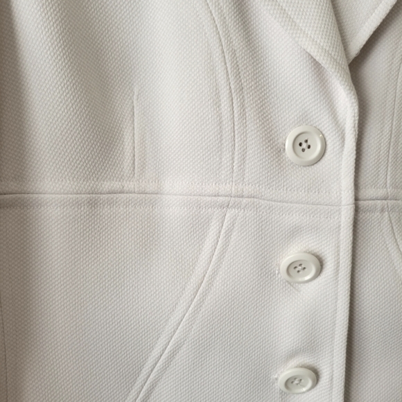Bob Mackie White Blazer size 8 - Picture 3 of 7